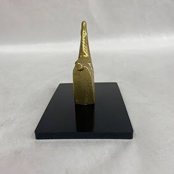 牛の置物　三枝惣太郎　【闘魂】 PC台付 牛の置物 三枝惣太郎 【闘魂】 PC台付付